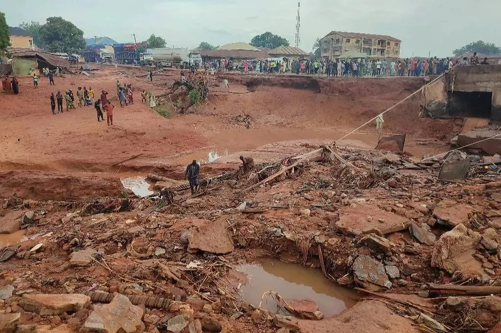 Последствия наводнения в Нигерии. Обложка © ТАСС / AP