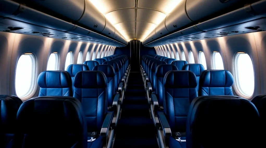 Салон самолёта. Обложка © Шедеврум / Life.ru