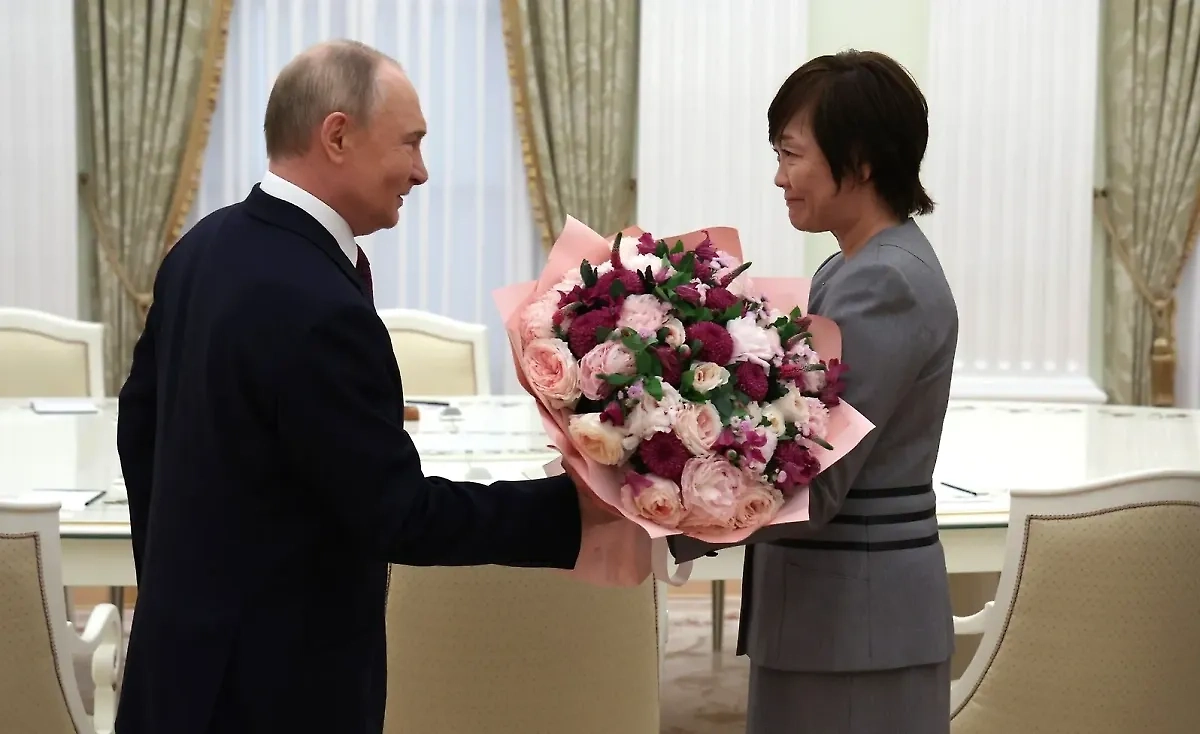 Владимир Путин и Акиэ Абэ в Кремле. Обложка © kremlin.ru