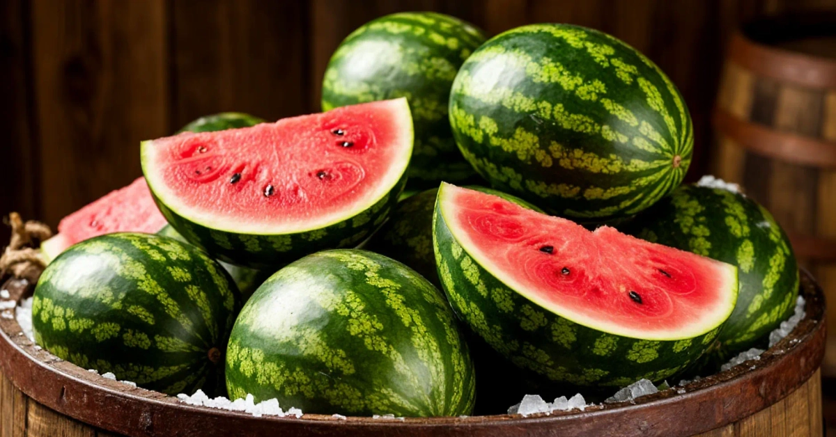 Солёные арбузы русские придумали примерно тогда же, когда стали их выращивать. Фото © «Шедеврум»