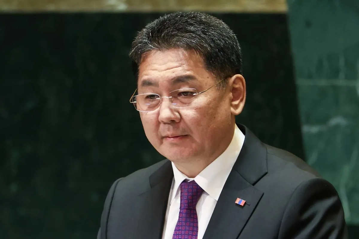 Президент Монголии Ухнаагийн Хурэлсух. Обложка © ТАСС / Валерий Шарифулин