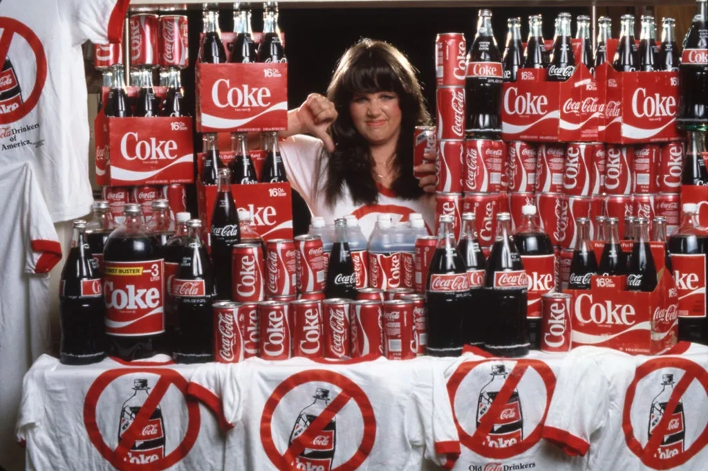 Провал New Coke 1985 года: как изменение формулы едва не разорило гиганта. Фото © Gettyimages / Roger Ressmeyer