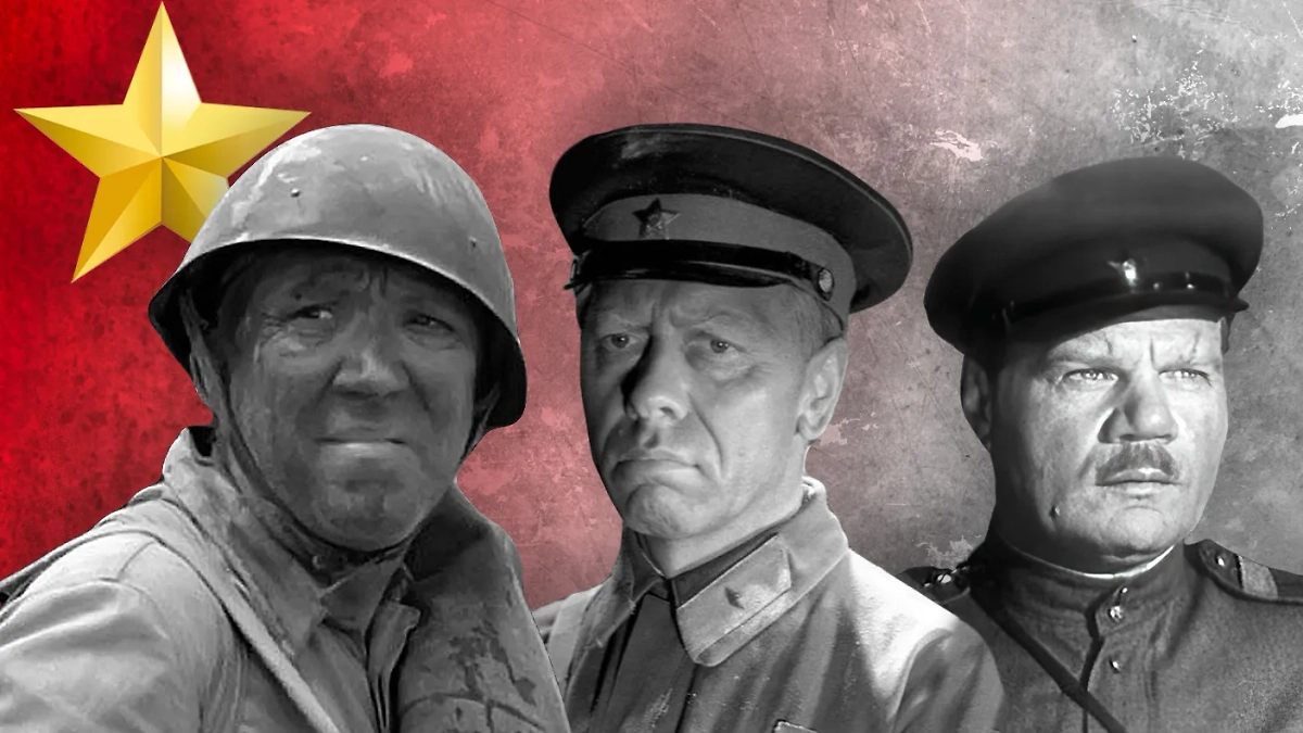 Коллаж © Life.ru. Фото © Кадр из фильма «Они сражались за Родину», «Живые и мёртвые», «Первый день свободы» / Kinopoisk