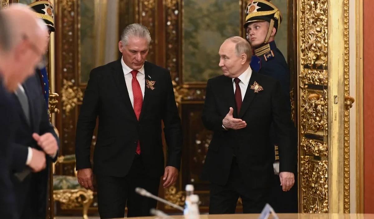 Путин встретится с президентом Кубы Мигелем Диас-Канелем Бермудесом. Обложка © Life.ru