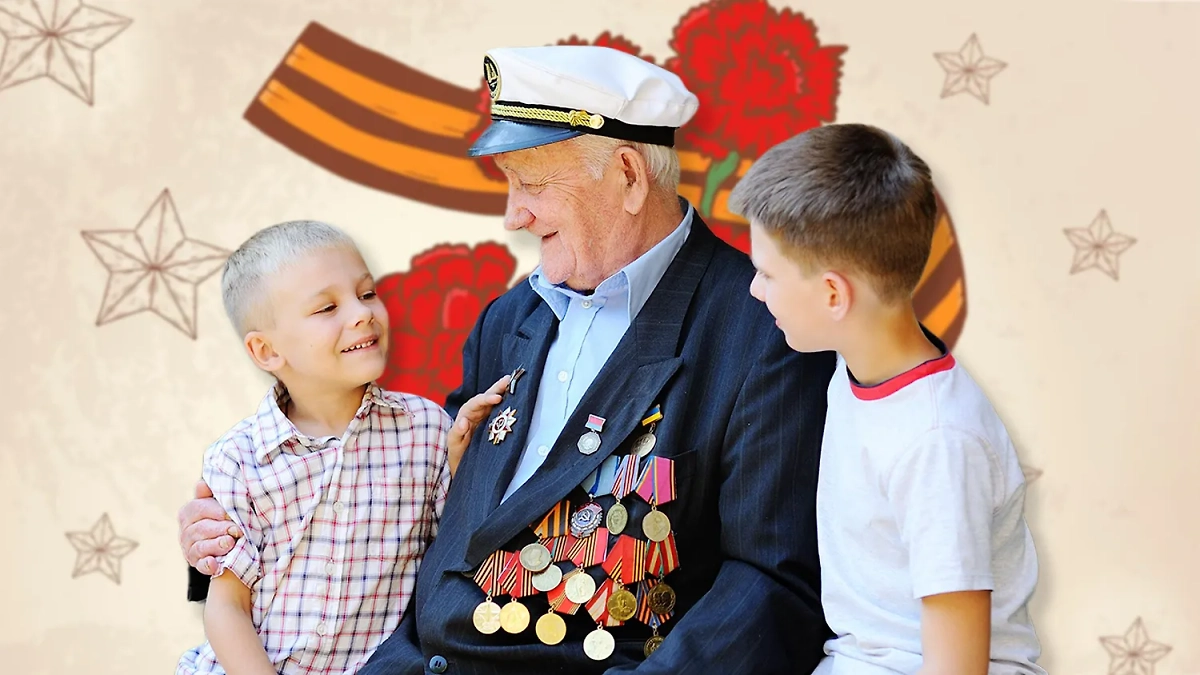 Поздравления с 9 Мая 2025: подборка красивых и оригинальных поздравлений с Днём Победы. Коллаж © Life.ru. Обложка © Shutterstock / FOTODOM / Evgeniy Kalinovskiy, © Freepik