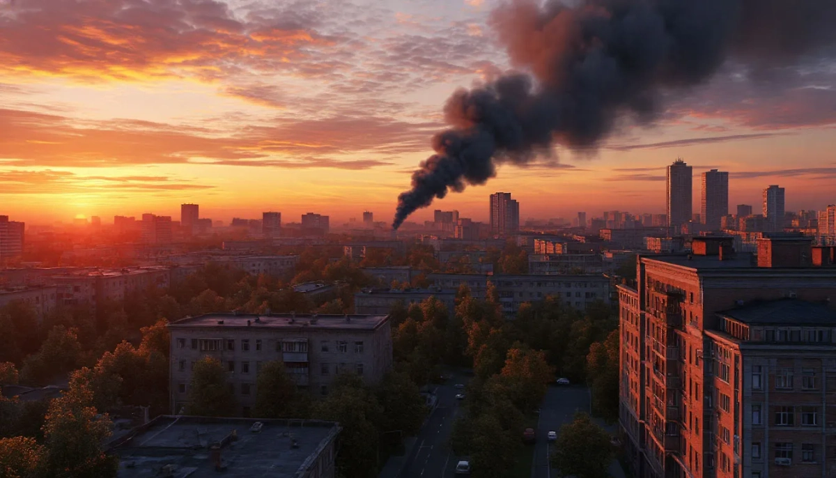 В украинских Черкассах раздался взрыв. Обложка © Life.ru / Шедеврум