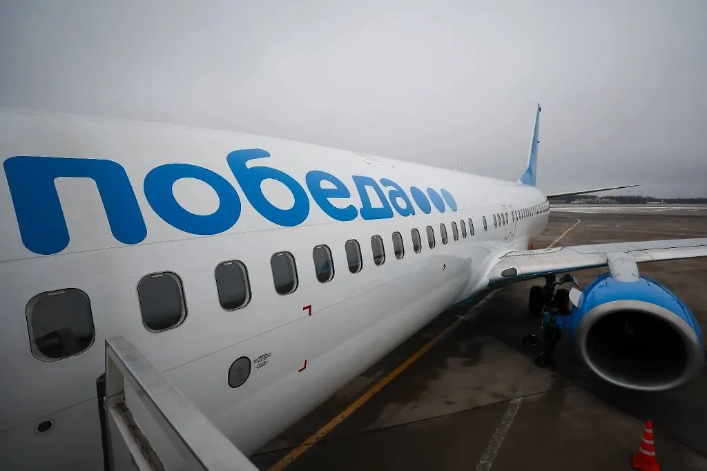 Самолет авиакомпании «Победа». Обложка © ТАСС / Софья Сандурская