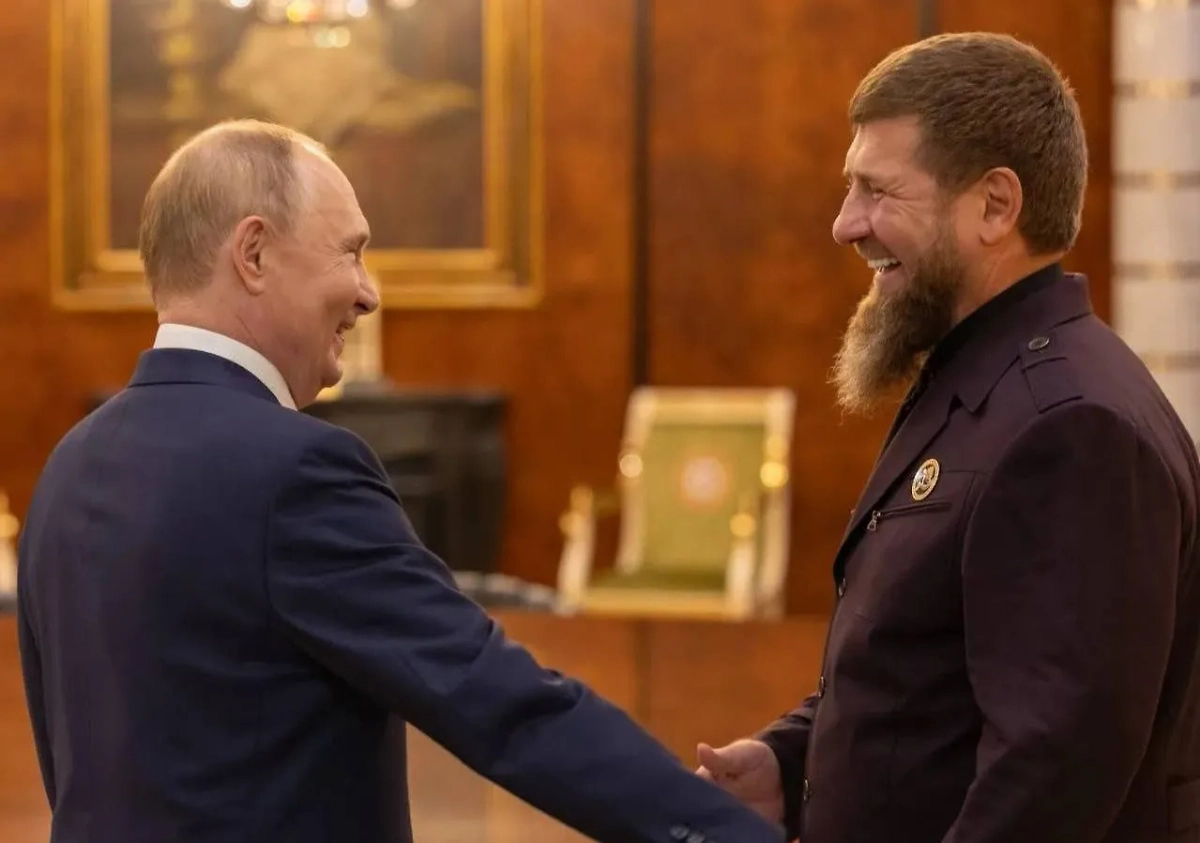 Владимир Путин и Рамзан Кадыров. Обложка © Telegram / Kadyrov_95