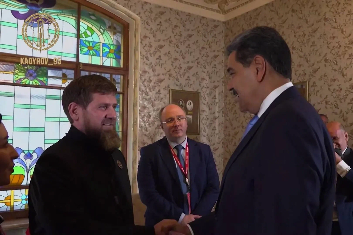 Кадыров и Мадуро. Обложка © Telegram / Kadyrov_95