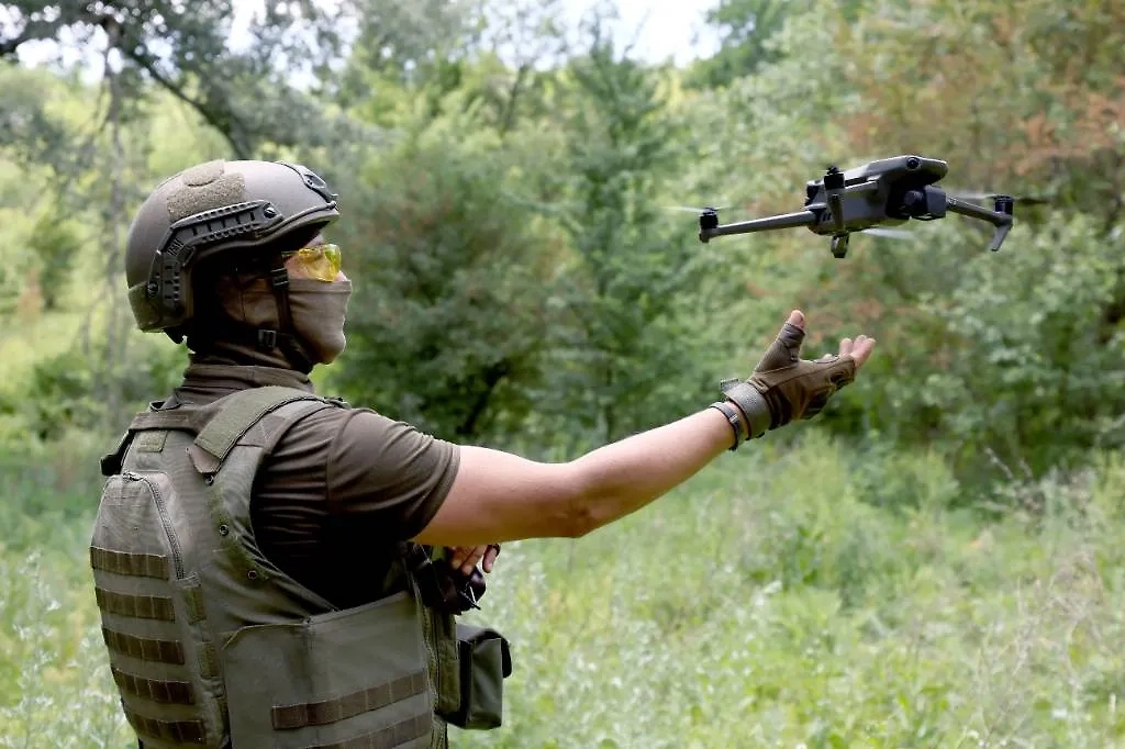 Российский военный в зоне СВО. Фото © ТАСС / Александр Река