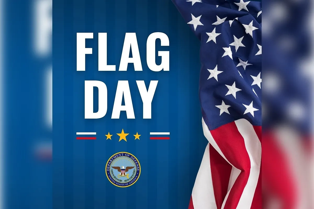 Пентагон ко дню американского флага опубликовал фото с российскими триколорами. Фото © Х / Department of Defense