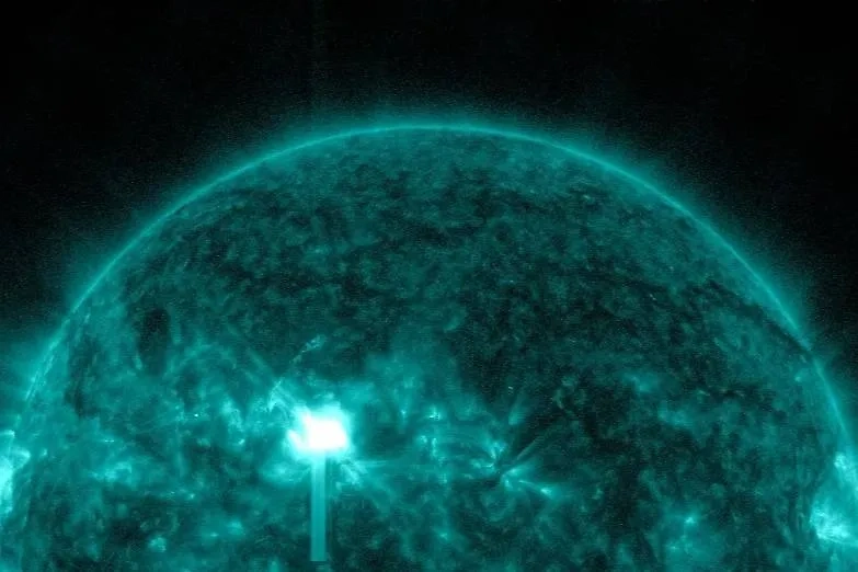 Вспышка на Солнце. Обложка © Лаборатория солнечной активности