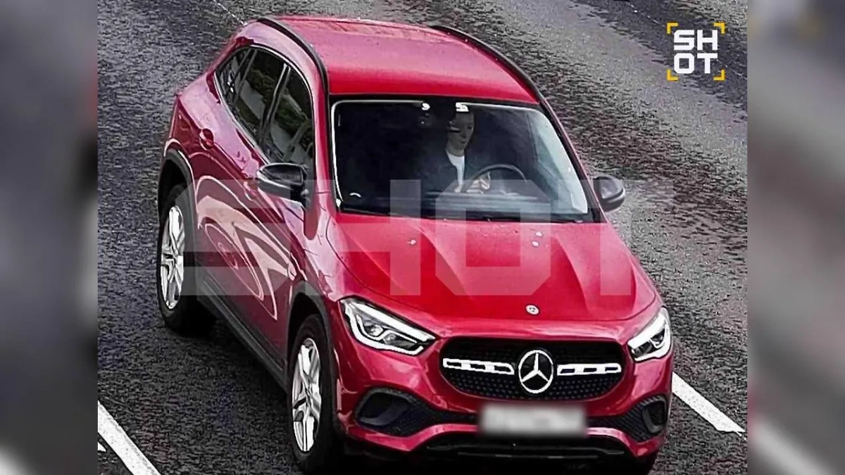 Дочь Валерия Меладзе за рулём. Фото © Telegram / SHOT