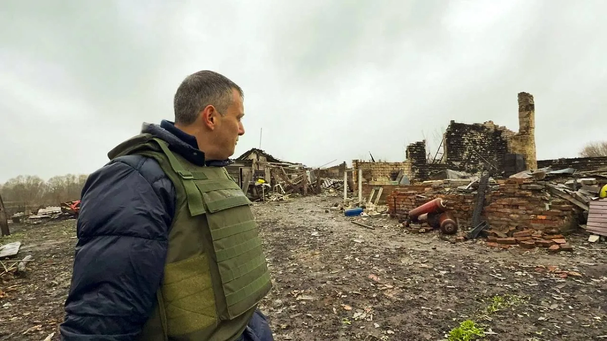 Оставшееся основание колонии в Малой Локне. Обложка © Telegram / Александр Хинштейн