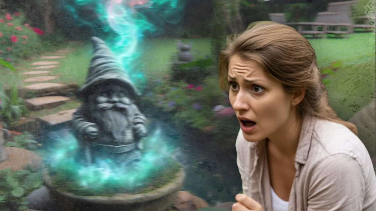 Некоторые садовые фигурки могут привлечь злых духов. Хотите узнать, какие? Коллаж © Life.ru Фото © Shutterstock AI