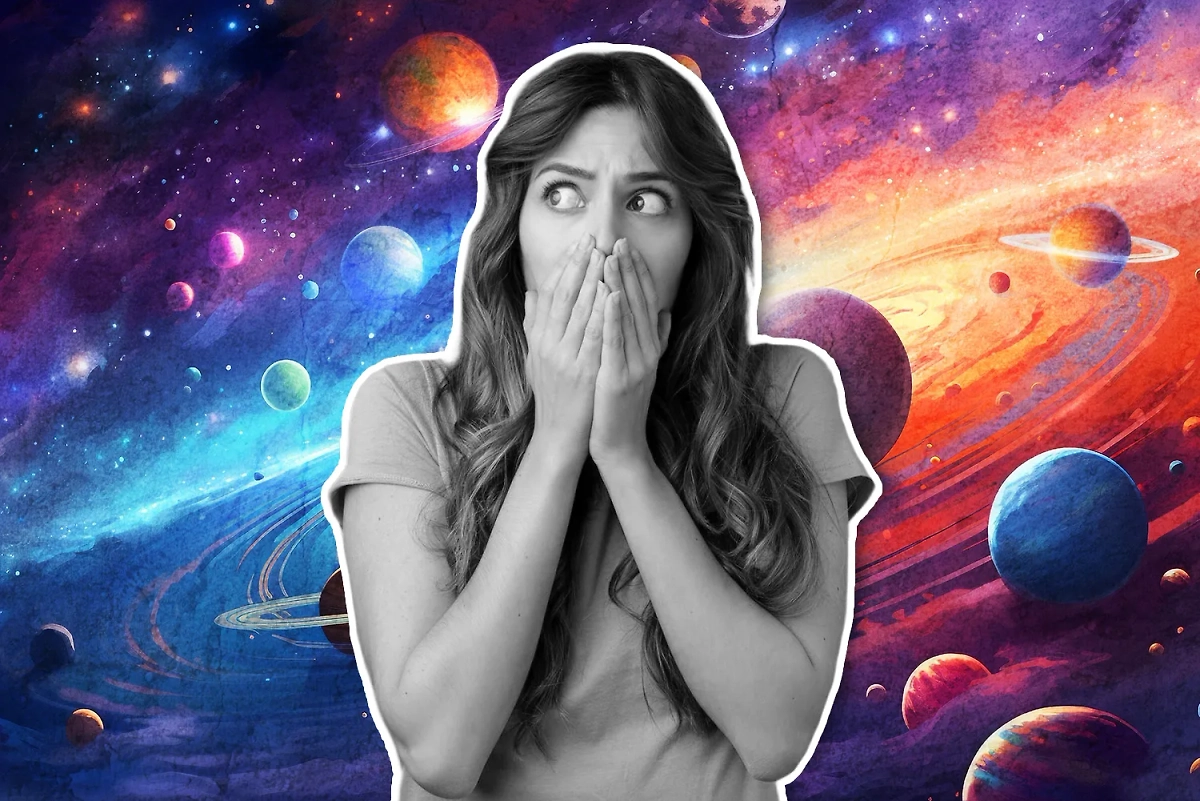 В космосе много прогнозируемых угроз. Но много и внезапных. Коллаж © Life.ru. Обложка © Freepik / benzoix © Freepik