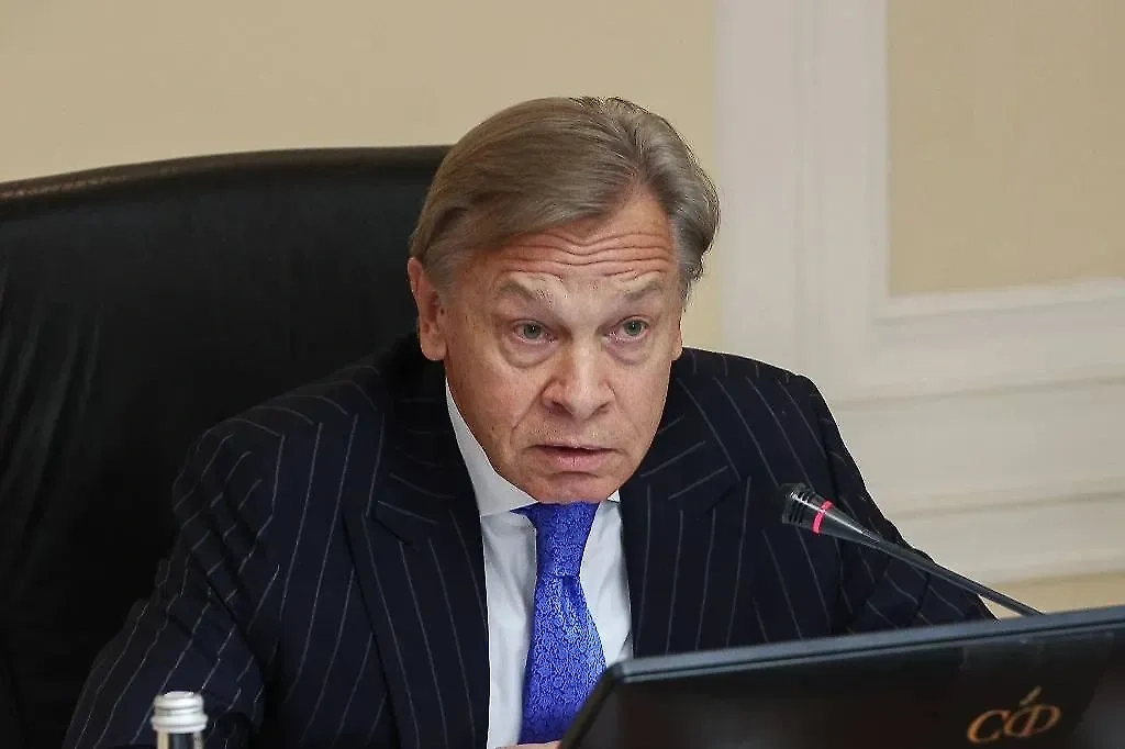 Алексей Пушков. Обложка © Пресс-служба Совета Федерации 