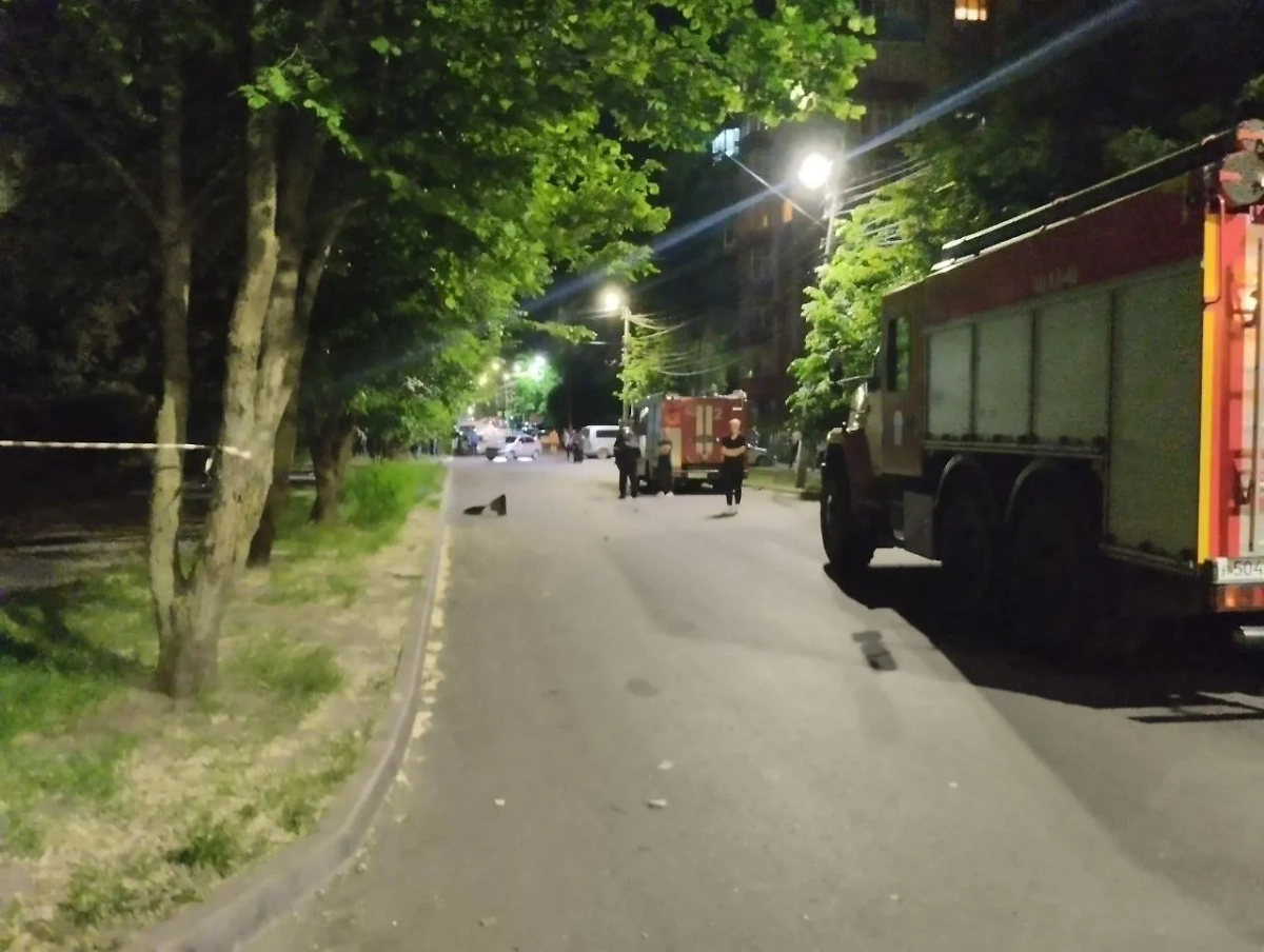 Фото с места происшествия. Фото © Telegram / Курские новости