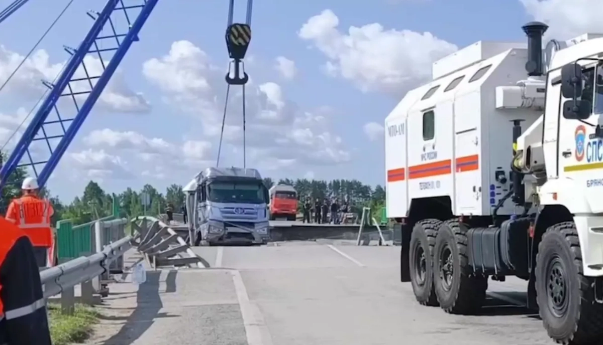 Спасательные работы в Брянской области. Обложка © Telegram / МЧС