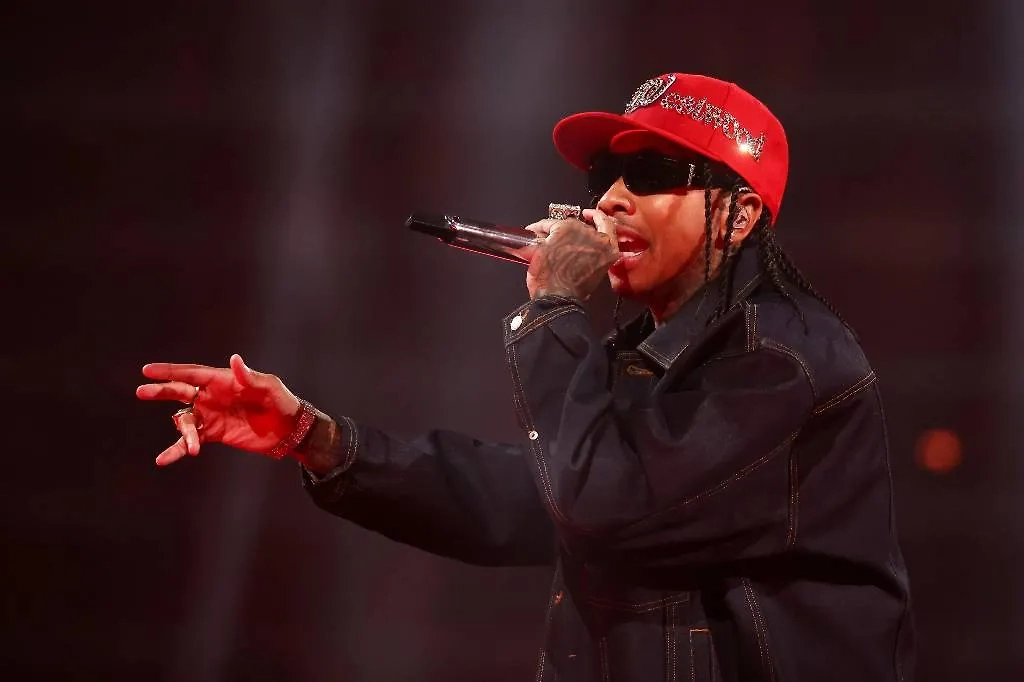 Рэпер Tyga в Москве. Обложка © ТАСС / Сергей Фадеичев