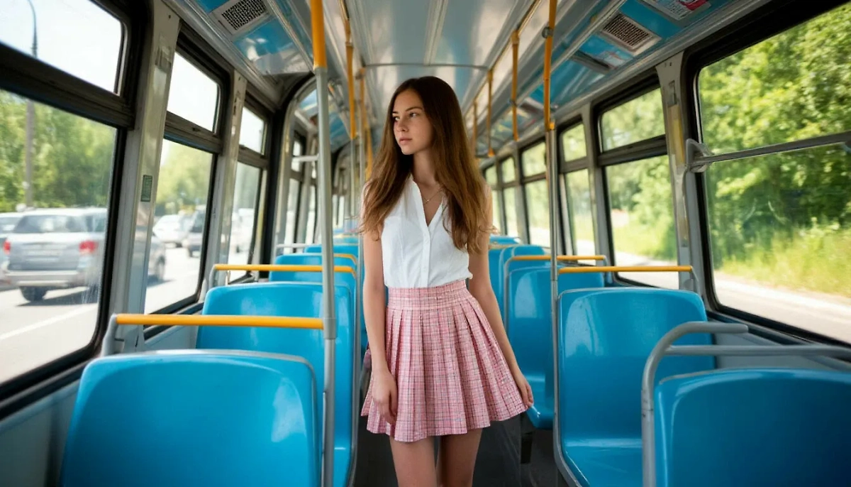 В шортах и юбках нужно быть осторожными в общественных местах. Обложка © Life.ru / «Шедеврум»