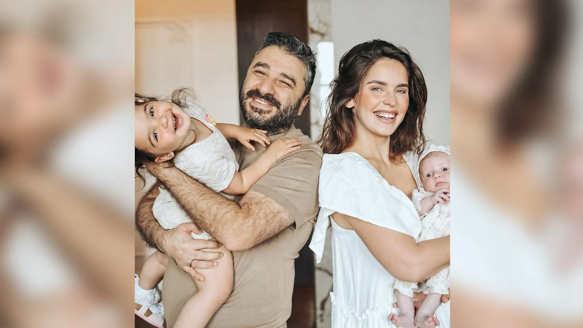 Сарик Андреасян и Лиза Моряк с дочками. Обложка © Instagram (признан экстремистской организацией и запрещён на территории Российской Федерации) / moryakliza