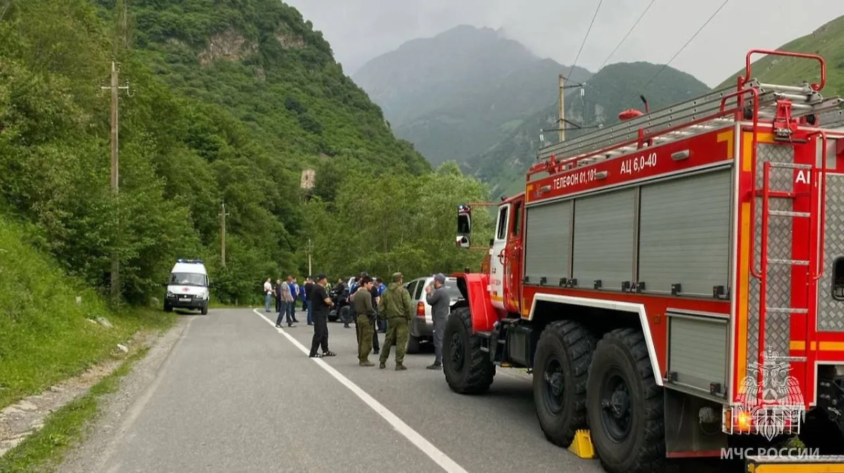 Обложка © Telegram / МЧС Северной Осетии