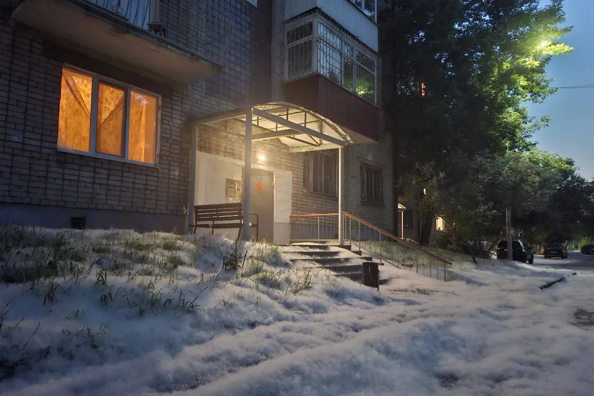 Обстановка в Тюмени. Фото © Telegram / ЧС Тюмень