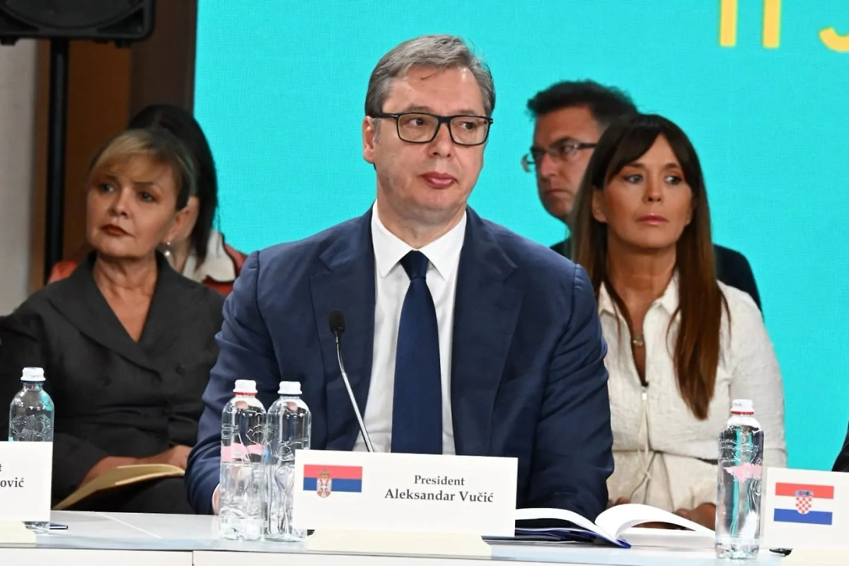 Президент Сербии Александр Вучич. Обложка © Facebook (признан экстремистской организацией и запрещён на территории Российской Федерации) / Aleksandar Vučić