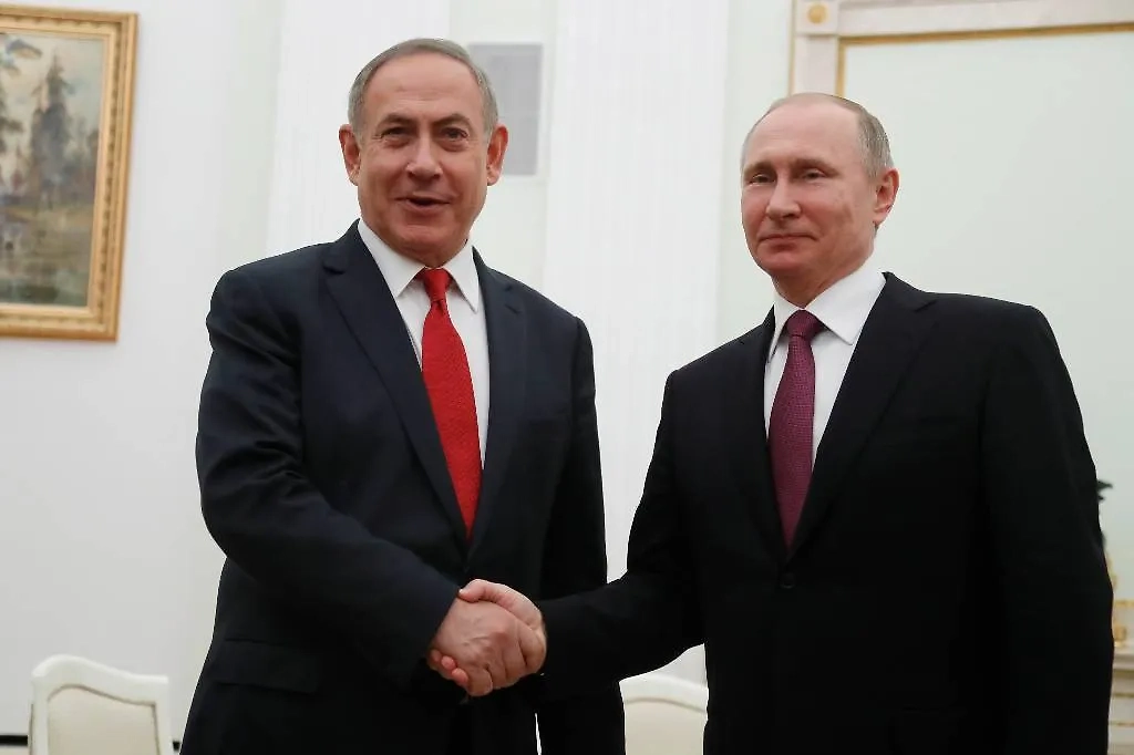 Владимир Путин и Биньямин Нетаньяху. Обложка © ТАСС / Михаил Метцель