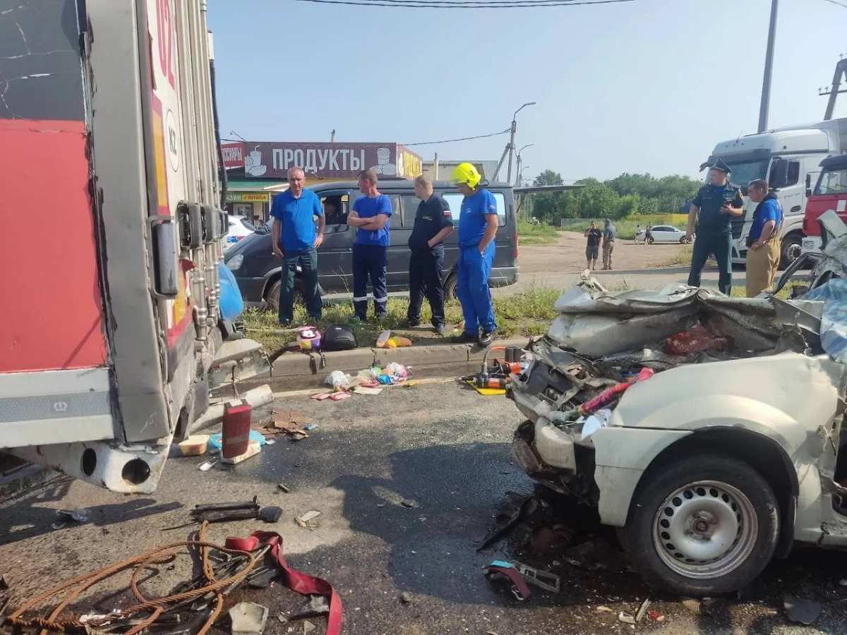 Последствия ДТП в Самарской области. Обложка © Telegram / Прокуратура Самарской области