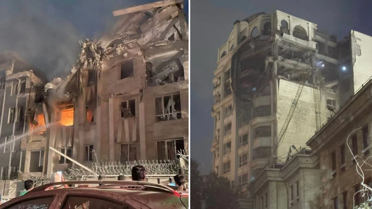 Последствия атаки Израиля на Иран. Фото © Х / adi13