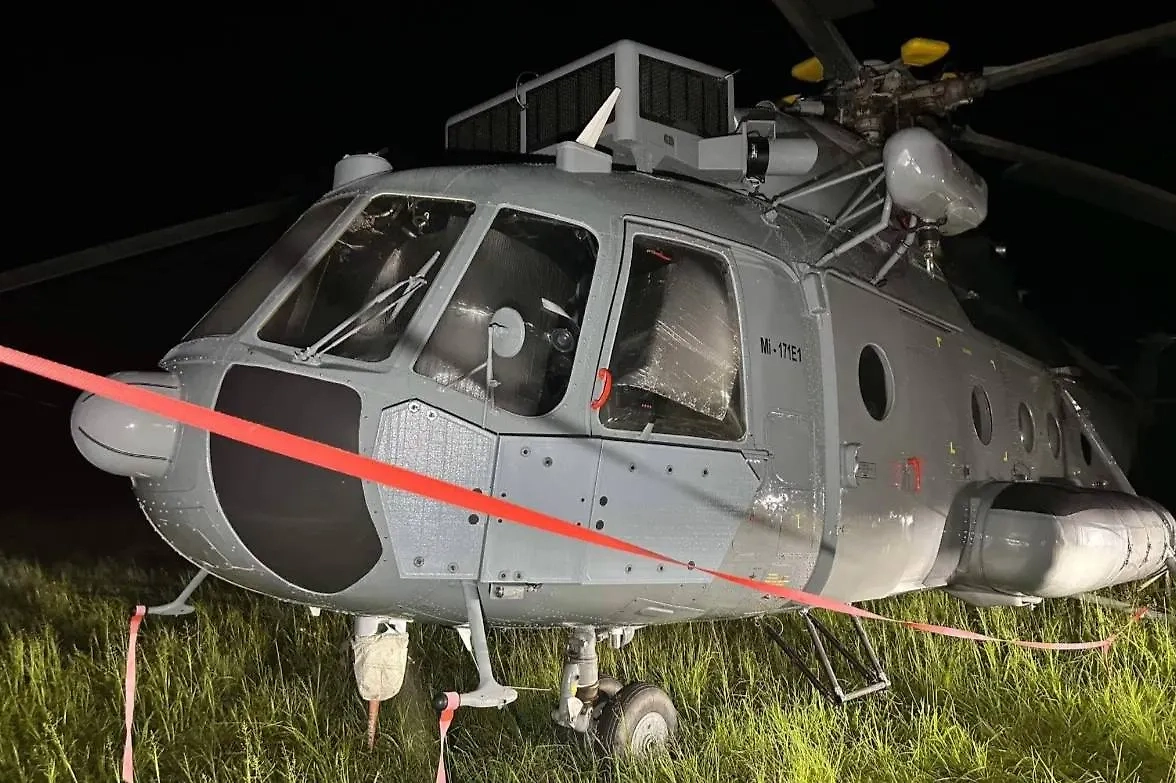 Ми-17 вблизи Эльдорадо. Фото © X / Christiaan Triebert