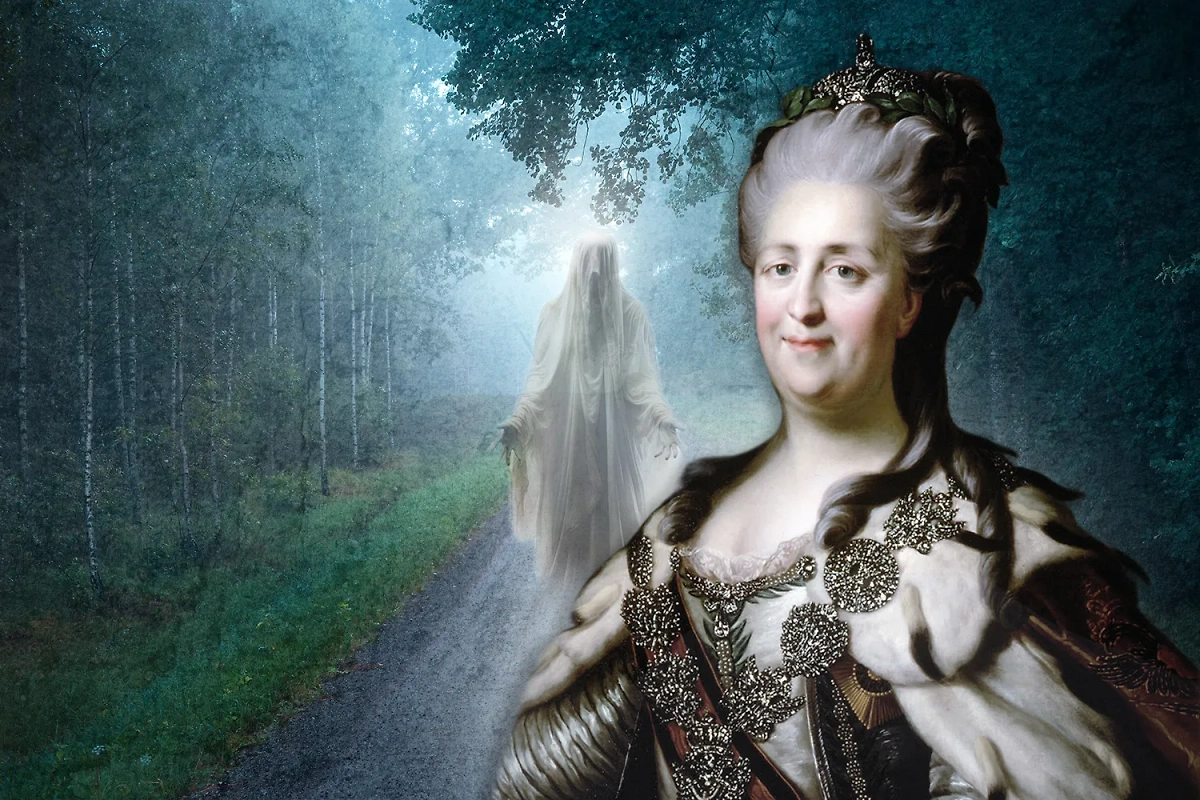 Екатерининский тракт: дорога призраков, кладов и светящихся камней. Коллаж © Life.ru. Обложка © Wikipedia / Александр Рослин, © Shutterstock / FOTODOM / ChristianLphoto, Kobee