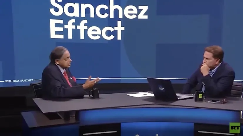 Шаши Тхарур рассказал о премьере своего шоу. © RT