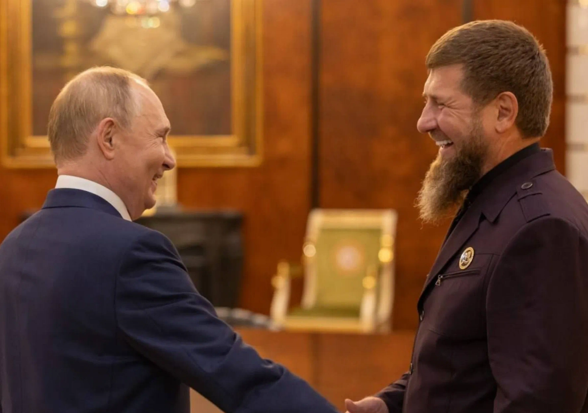 Владимир Путин и Рамзан Кадыров. Обложка © Telegram / Kadyrov_95