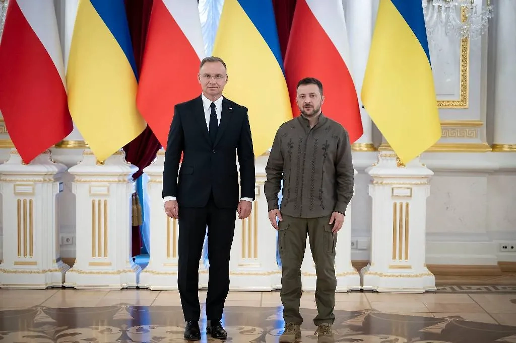 Анджей Дуда и Владимир Зеленский. Обложка © ТАСС / Zuma