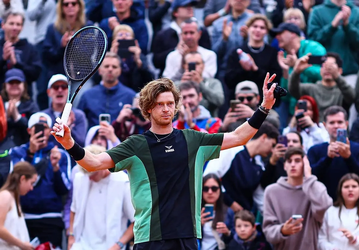 Рублёв завершил выступление на Roland Garros. Обложка © ТАСС / Zuma / Pawel Andrachiewicz