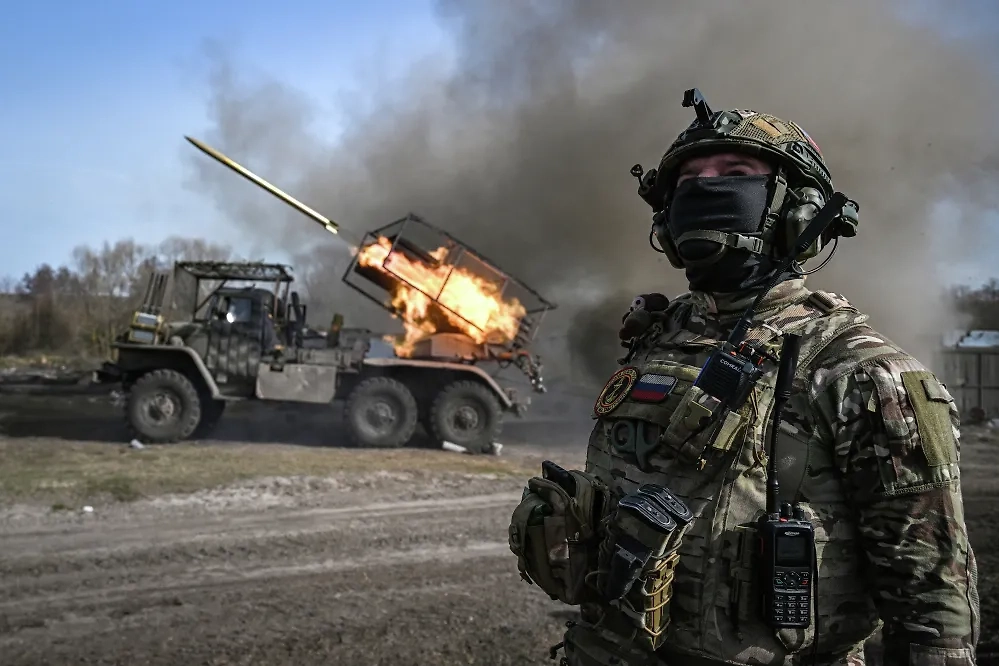 Российские подразделения поразили позиции ВСУ у Новониколаевки в Сумской области. Обложка © РИА «Новости» / Сергей Бобылев