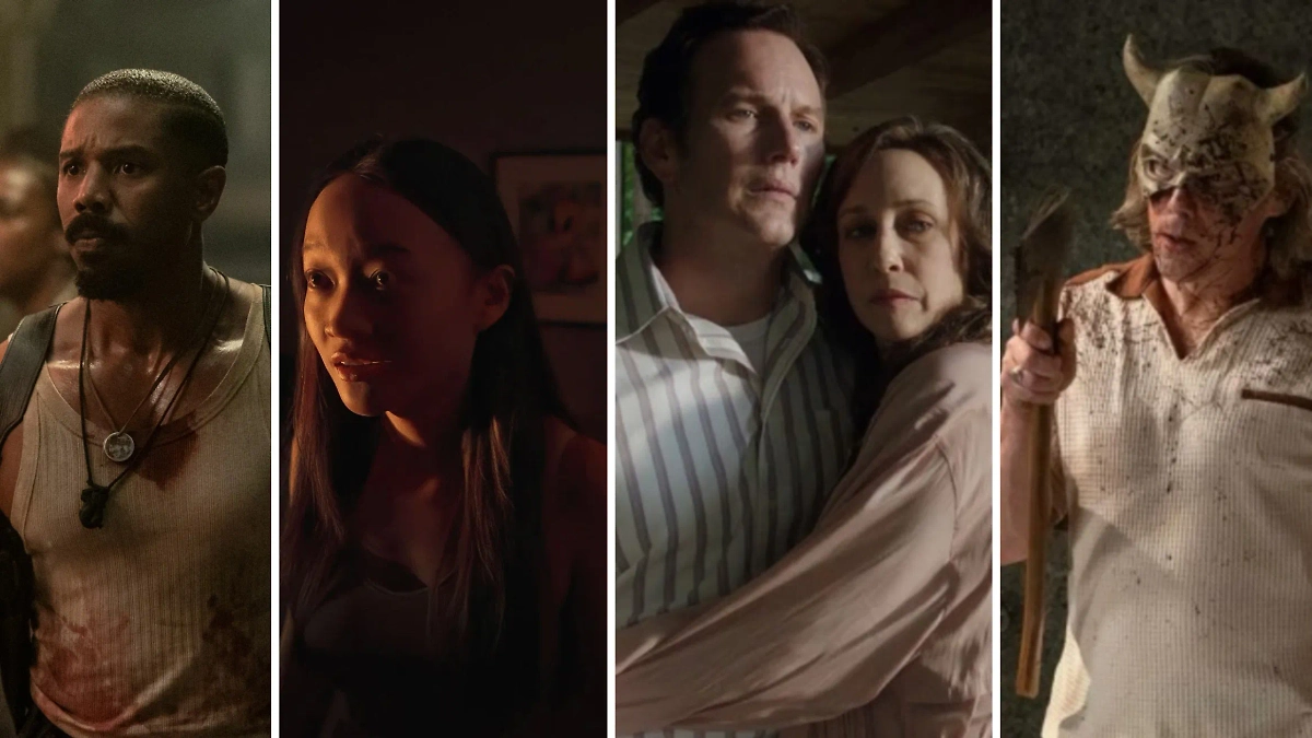 Обложка © Кадр из фильмов «Грешники», «Присутствие», «Заклятие 4: Последние обряды», «Чёрный телефон 2» / Kinopoisk