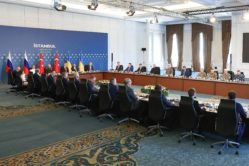 Переговоры в Стамбуле. Обложка © ТАСС / Александр Рюмин