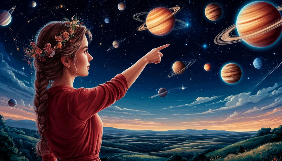 Скоро парад планет, второй по счёту в этом году. Обложка © «Шедеврум»