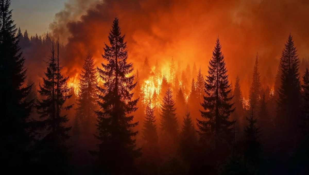 Лесные пожары. Обложка © Freepik