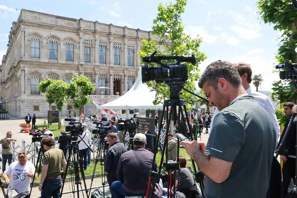 Переговоры в Стамбуле. Обложка © ТАСС / Александр Рюмин