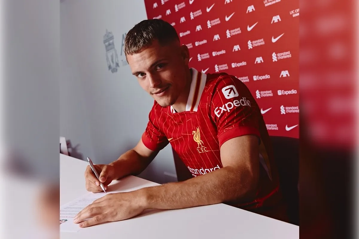 Флориан Вирц. Обложка © Х / Liverpool FC