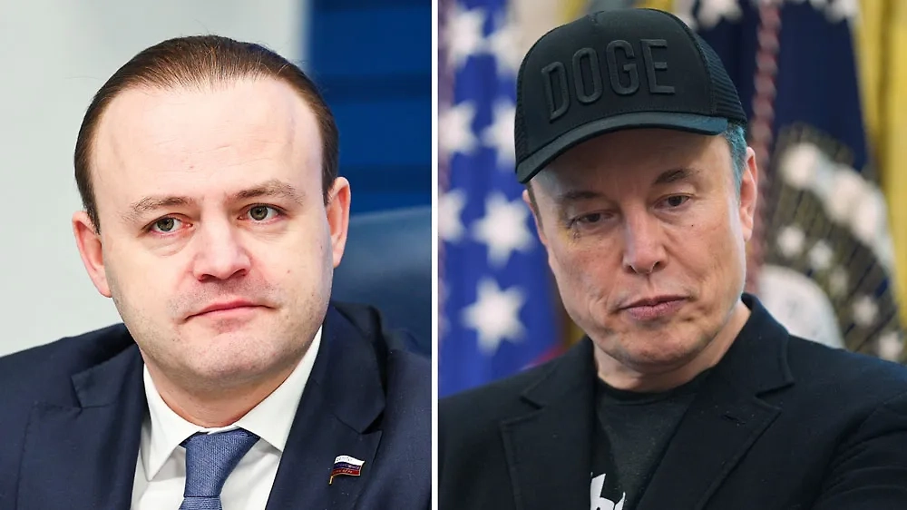 Владислав Даванков, Илон Маск. Обложка © ТАСС / Софья Сандурская,AP /Evan Vucci