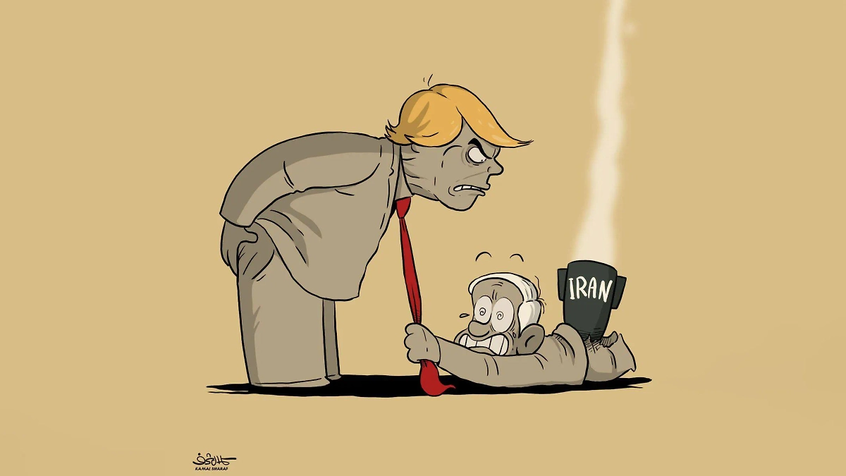 Карикатура, опубликованная йеменской армией. Фото © Х / Yemenimilitary