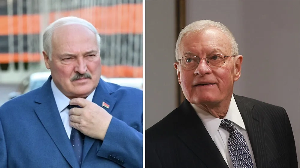 Александр Лукашенко, Кит Келлог. Обложка © РИА Новости / Алексей Даничев, ТАСС / ЕРА / OLIVIER HOSLET