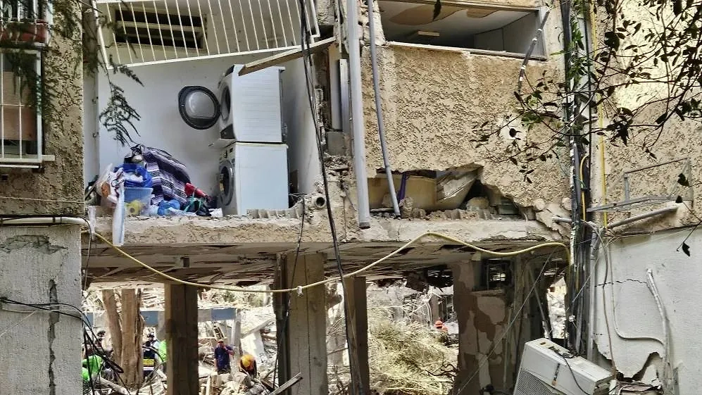 Последствия удара по Израилю. Фото © РИА «Новости» / РИА «Новости»