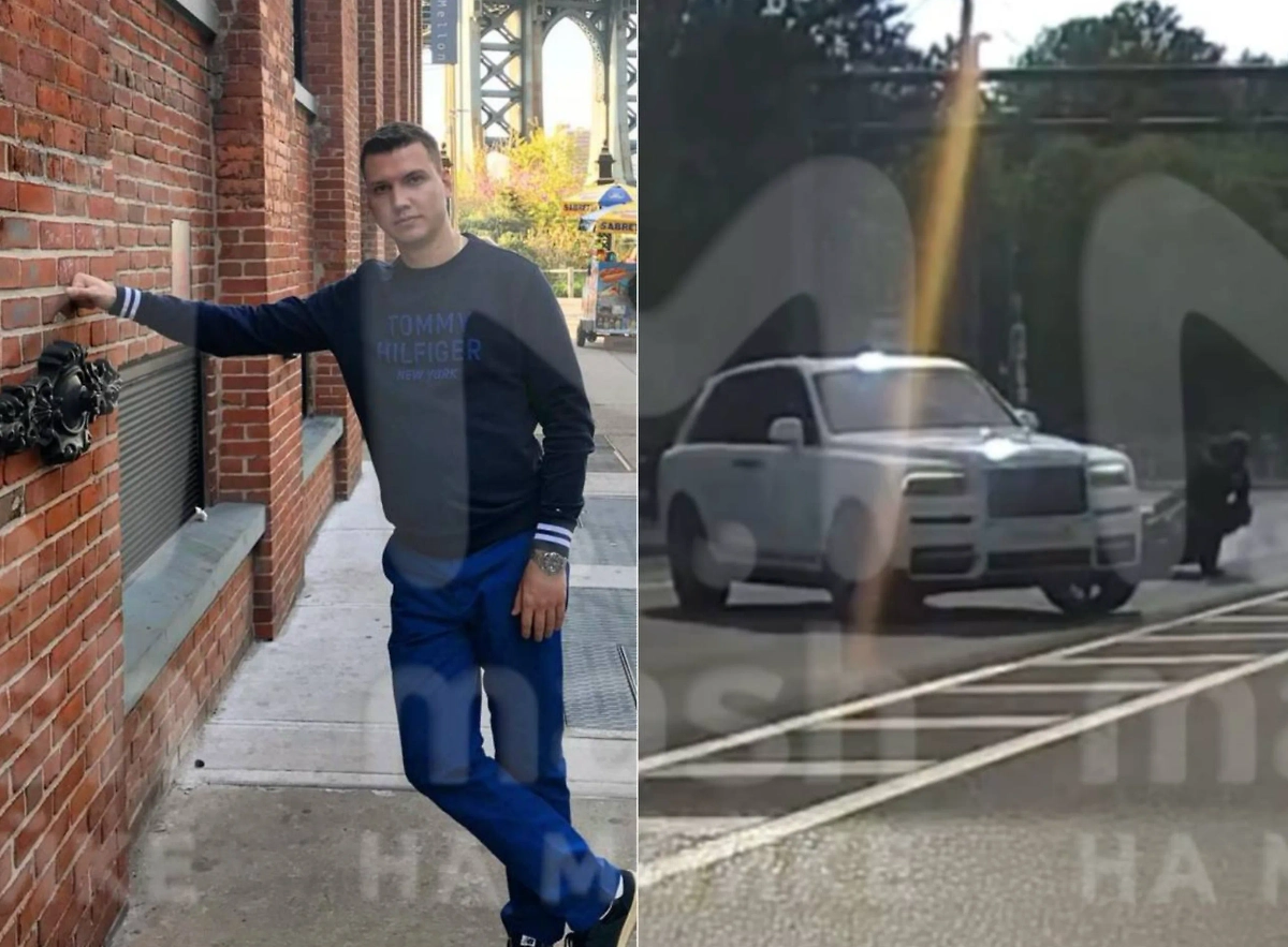 Мужчина, сбивший байкера в Петербурге. Фото © Telegram / Mash на Мойке